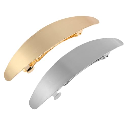 MAGICLULU Elegante Silberne Metallhaarspangen für Frauen und Mädchen Große Ovale Haarspangen Schickes Aussehen für Frisuren MAGICLULU Elegante Silberne Metallhaarspangen für Frauen und Mädchen Große Ovale Haarspangen Schickes Aussehen für Frisuren von MAGICLULU