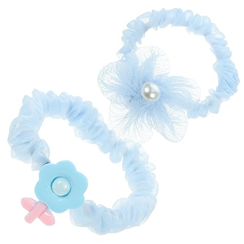 MAGICLULU 2St Haarschmuck Blumenkopfschmuck süßes Haarband Haarbänder hair-band Haargummis für Kleinkinder frauen kopfschmuck Haarseil für Mädchen Elastizität Halter Gummiband Haarring von MAGICLULU