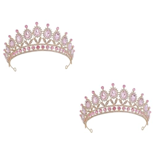 MAGICLULU 2St Haarschmuck mit Diamantkrone fasching zubehör faschingsaccessoires Damenmützen Haarschmuck für Frauen Hochzeit tragegurt Haargummis hochzeit braut dekore Frauen-Tiara Hut MAGICLULU 2St Haarschmuck mit Diamantkrone fasching zubehör faschingsaccessoires Damenmützen Haarschmuck für Frauen Hochzeit tragegurt Haargummis hochzeit braut dekore Frauen-Tiara Hut von MAGICLULU