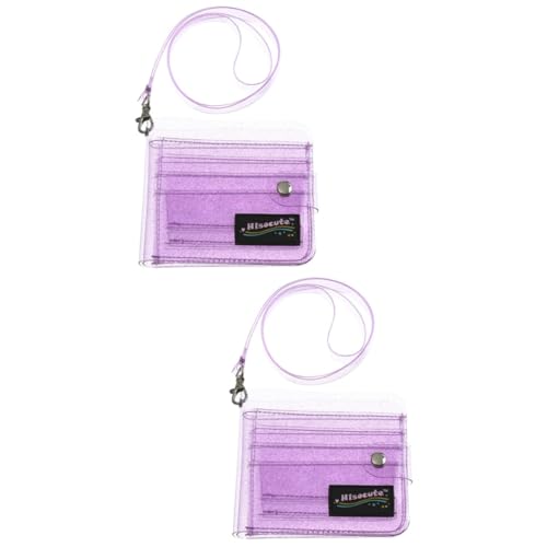 MAGICLULU Geldbörse 2st Halter Blitz Hängender Nagel Violett Tasche von MAGICLULU