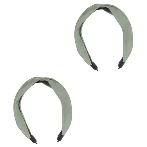 MAGICLULU 2St Kreuz Stirnband Haarband hair- weibliches Haar mädchen stirnbänder elastische Haargummis Make-up-Kopfbedeckungen breites Kopfband Sport schmücken Haarbündel Schal Fräulein von MAGICLULU