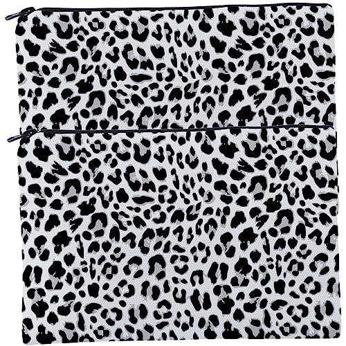 MAGICLULU 2St Leopard-Kosmetiktasche Kosmetiktasche für die Handtasche Reise-Make-up-Organizer Kosmetiktasche Portable tragbare Kosmetiktasche Make-up-Taschen Mini-Kosmetiktasche Mädchen von MAGICLULU