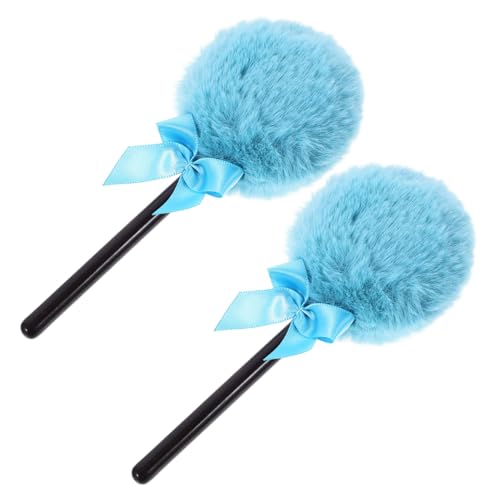 MAGICLULU Flauschiger Puff Auf Einem Mit Bändern Versehenen Stab Lollipop-make-up-puff Für Das Gesicht Make-up-zubehör Lollipop-make-up-puff Für Frauen Und Mädchen von MAGICLULU