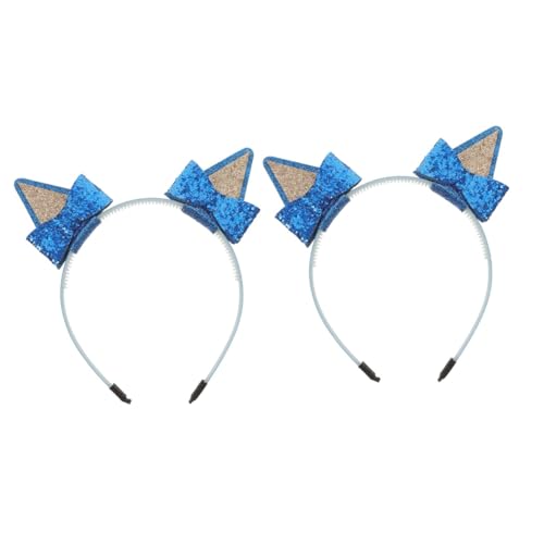 MAGICLULU 2St Stirnband Haarband haarschmuck schenken Schleife Haarspange kinder stirnbänder Haarspangen Haargummi mädchen stirnbänder Halloween Haarnadel Kosmetik Kopfbedeckung Pailletten von MAGICLULU