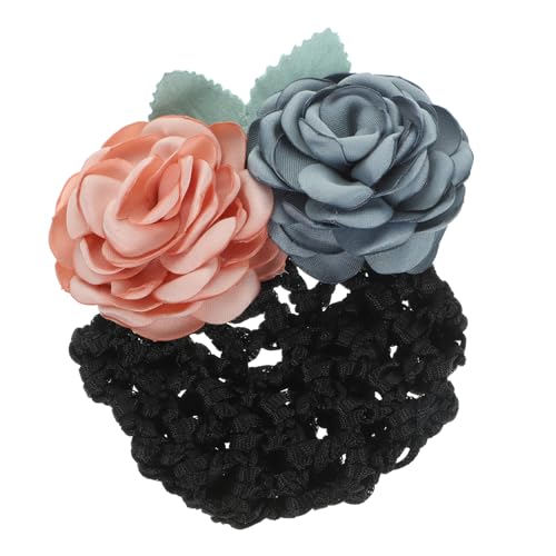 MAGICLULU 2St elegant arzt drwho haarklips haar clip mechaniker häkelnadel haarnetz Klammer schleifen haarspange schlafen Schal die Blumen Haarring Damen Haarschmuck Stoff von MAGICLULU