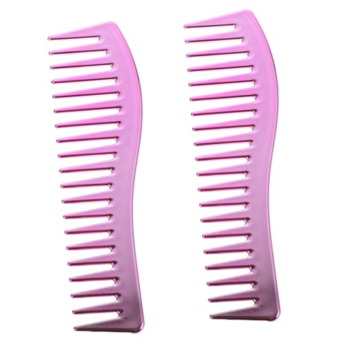 MAGICLULU 2St öliger Haarkamm Haar pflücken Haarbürste Bambus Friseurkamm one brush haarbürste Stylingkamm für Männer Kämme Styling-Zahnkamm Frisierkamm breiter Zahn Kamm Kamm Fräulein von MAGICLULU