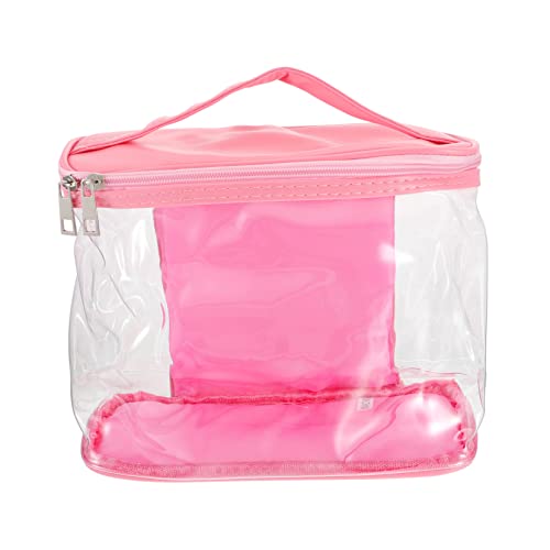 MAGICLULU 2St transparente Kosmetiktasche Reisepacktaschen Kosmetik-Organizer-Tasche Kosmetiktaschen Kosmetiktasche Portable Make-up-Taschen Aufbewahrungstasche transparente Kulturbeutel PVC von MAGICLULU