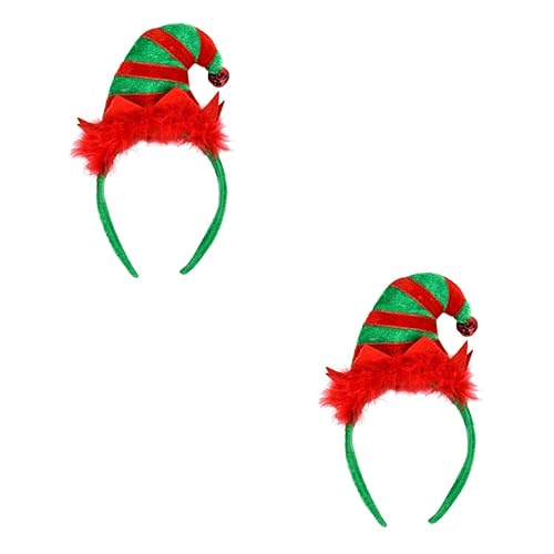 MAGICLULU 2St Cosplay-Haare christmas haarreif christmas headband Mini-Elf-Stirnband elf stirnband Haargummis Kappen Cosplay-Stirnband Kostüm Stirnband Erwachsener Weihnachtsmütze schmücken von MAGICLULU