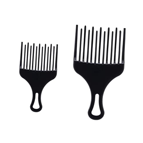 MAGICLULU 2St breiter Zahnkamm Afro-Kamm mit breiten Zähnen Haarliner für Männer Friseurkamm große größen Stylingkamm für Männer Haarnadel Rechenkamm Haarschmuck Ölkopf Haarbürste flechten von MAGICLULU