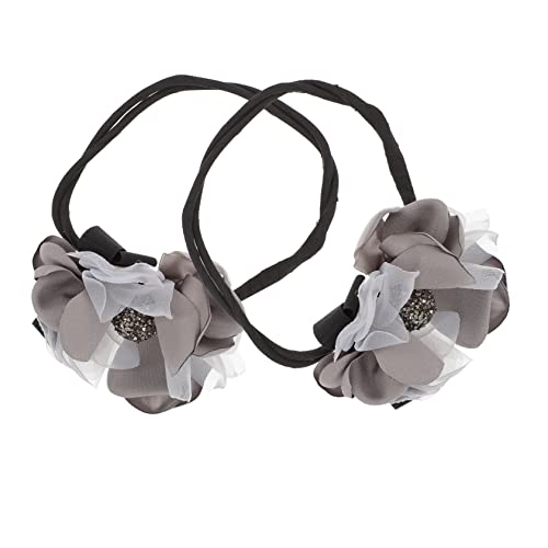 MAGICLULU 2st Haartrockner Haarschmuck Mit Blumen Haarband Haargummis Für Mädchen Cartoon-haargummis Haar-bungee Mädchen-stirnband Klein Kopfbedeckung Stoff Koreanische Mode Fräulein von MAGICLULU