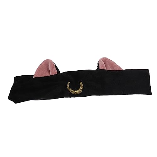 MAGICLULU 2St Stirnband mit Katzenohren elastische Haargummis Gesichts-Spa-Turban badehandtuch Haarband zum Schminken Haarband zum Waschen des Gesichts tragbar Weich süß Flanell von MAGICLULU