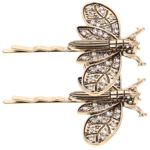 MAGICLULU 2stücke Haarnadeln Mit Strass Für Damen Vintage Haar Clips Aus Legierung Dekorative Haarspangen Für Mädchen Party Zubehör Für Frauen von MAGICLULU
