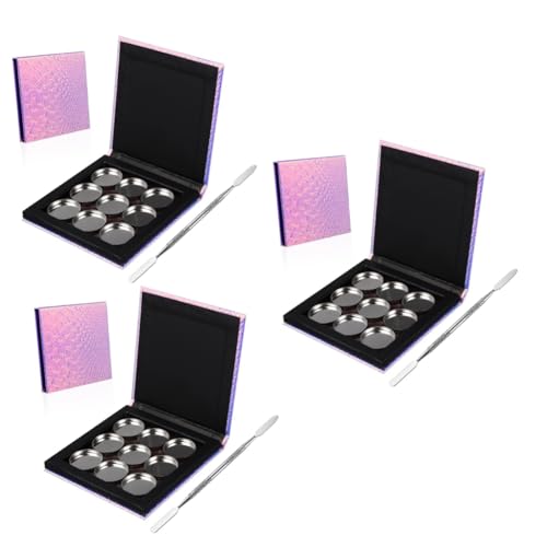 MAGICLULU 3 Sätze leeres Make-up-Tablett Fischschuppen-Lidschatten Kosmetik-Palette Mini Lippenstift Lidschattenbrett leere Make-up-Palette bilden Container Foto Make-up-Box MAGICLULU 3 Sätze leeres Make-up-Tablett Fischschuppen-Lidschatten Kosmetik-Palette Mini Lippenstift Lidschattenbrett leere Make-up-Palette bilden Container Foto Make-up-Box von MAGICLULU
