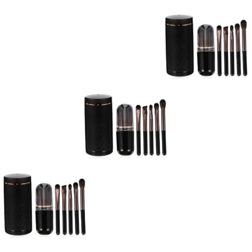 MAGICLULU 3 Sets Modische Make-up Pinsel Set Holzgriff Lidschatten Pinsel Für Rouge Lose Kosmetik Versorgung von MAGICLULU