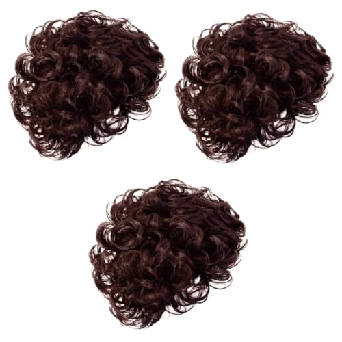 MAGICLULU 3 Stk Perücke synthetic wig toupee for men cosplay wig Männer synthetisches Haarteil Cosplay-Kopfbedeckung Mann Haarteil flauschige Hochtemperaturdraht MAGICLULU 3 Stk Perücke synthetic wig toupee for men cosplay wig Männer synthetisches Haarteil Cosplay-Kopfbedeckung Mann Haarteil flauschige Hochtemperaturdraht von MAGICLULU