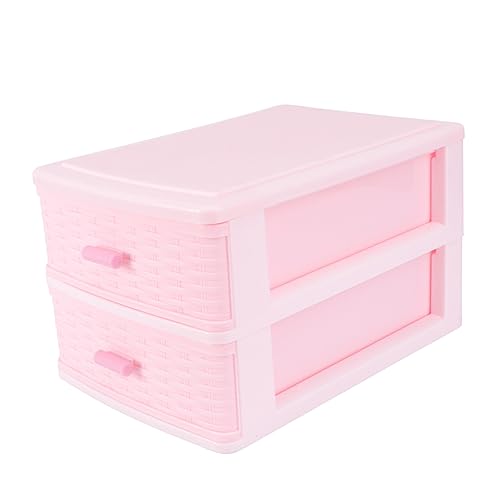 MAGICLULU 3 Stk Schmuckschrank schmuckaufbewahrung aufbewahrungsdose Desktop-Zubehör Küchenschrankzubehör Kosmetik-Organizer Schubladenschrank Schreibtisch Aufbewahrungskiste Blütenkopf Rosa von MAGICLULU