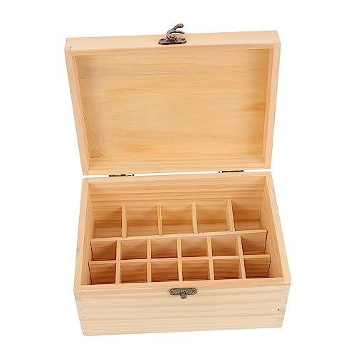 MAGICLULU 3 Stück 23 Holzkiste Mit Ätherischen Ölen Organizer Für Ätherische Öle Öl Fall Grüne Perücken Für Frauen Reisetasche Für Ätherische Öle Holzöl Holzkasten Hölzern Aufbewahrungskiste von MAGICLULU