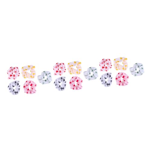 MAGICLULU 30 Stk Chiffon stoff Dickdarm ring Haargummis für Mädchen elastische Haarbänder Haargummis mit Schleifen haarring hair scrunchies sommer haargummis Kopf binden niedlich Gummiband von MAGICLULU