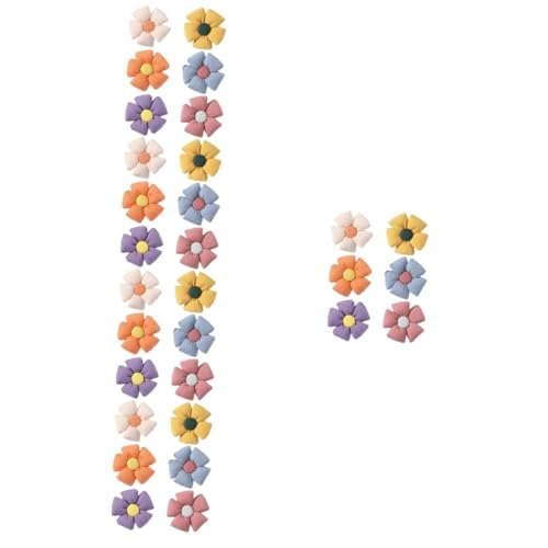 MAGICLULU 30 Stk Haarspange mit Sonnenblume Haar Klammern Haarklammer kinder stirnbänder Perle Haarnadel haarschmuck Haarspangen für Mädchen Haarspange niedlich Stift Stoff von MAGICLULU