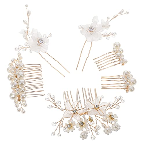 MAGICLULU 30 Stk braut hochzeit tiara hair clip flower fasching haarschmuck Haarseitenkämme Kämme für Frauen Haarklammer Haarschmuck für die Hochzeit Haarschmuck für die Braut Haarnadel Kamm von MAGICLULU