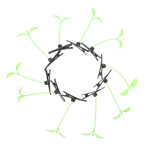 MAGICLULU 30stücke Süße Pflanzenhaarspangen Grüne Kleine Haarklammern Mit -design Als Haarschmuck Für Damen Und Junge Mädchen Aus Und Kunststoff von MAGICLULU