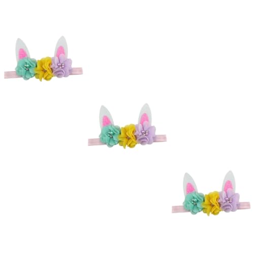 MAGICLULU 3St Haarband kinder haarschmuck hair accessories for party haarreif Haar Stirnband Perlenstirnbänder buntes Stirnband Kopfschmuck für Kinder Mit Diamant Kopfbedeckung von MAGICLULU