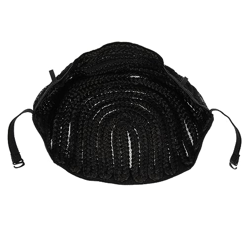 MAGICLULU 3St Perücke Zopf Mesh-Kappe wig band perückenband schwarze Frontperücke schwarze Perücken Häkelnadeln Perückenkappen Häkelperücke Netz flechten Mais Zubehör Kopfbedeckung Hansi von MAGICLULU