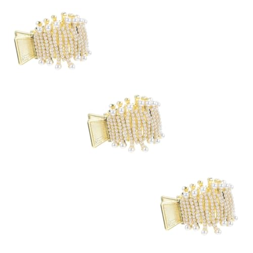 MAGICLULU 3St Schneeflocke Haarnadel Haarspange Klaue Haarspangen für dickes Haar haarschmuck Haarklammer Golddekor Haarspange für Frauen mit dünnem Haar Krallenklammer für Haare Mädchen von MAGICLULU