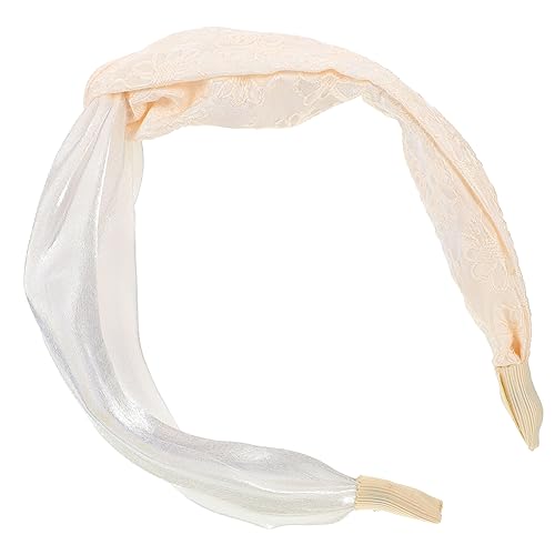 MAGICLULU 3st Stirnband Stirnbänder Für Damenhaar Perlenstirnbänder Haarschmuck Für Frauen Haargummis Für Mädchen Haarschmuck Für Mädchen H32 Zubehör Weiß Stoff Anmut von MAGICLULU