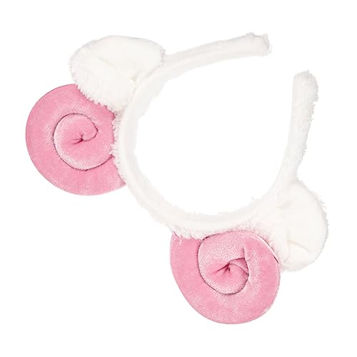 MAGICLULU 3St entzückende Kopfbedeckung Schafohr-Haarreif Stirnbänder für Damen tier haarreif tierhaarreifen Tiere das Geschenk Haarreifen aus Horn Kopfschmuck Spiral- Croissant Trompete Hut von MAGICLULU