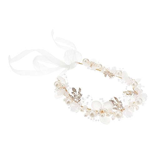 MAGICLULU 3St Braut Stirnband geflochtene Stirnbänder Damen Stirnband hochzeitshaar schmuck wedding hair accessories Hochzeitsdekoration Haarband Perlen-Stirnband-Dekor frauen stirnband Kind von MAGICLULU