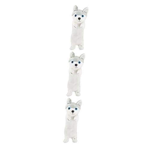 MAGICLULU 3St Federmäppchen für Welpen Kuscheltier Federmäppchen Cartoon-Briefpapierhalter Hundestift Fall Briefpapierbeutel Stifttasche für Schüler Hohe Kapazität Bleistift Student von MAGICLULU