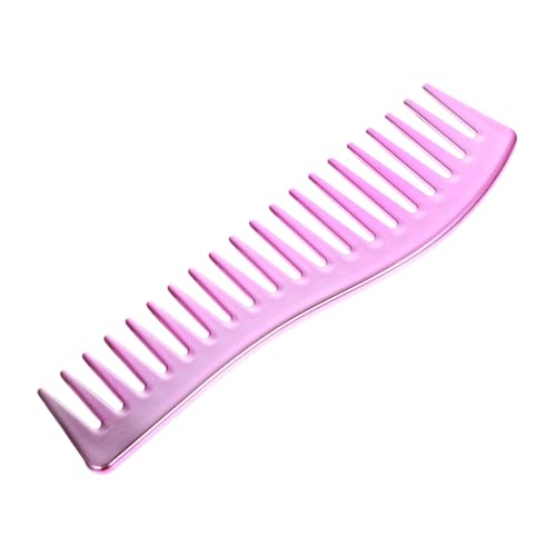 MAGICLULU 3st Öliger Haarkamm Salon Haarbürste Lockige Perücke Echthaar Kamm Für Lockiges Haar Nasse Haarbürste Breite Zahnkämme Styling-zahnkamm Männer Rosa Mann Locken Bartkamm von MAGICLULU