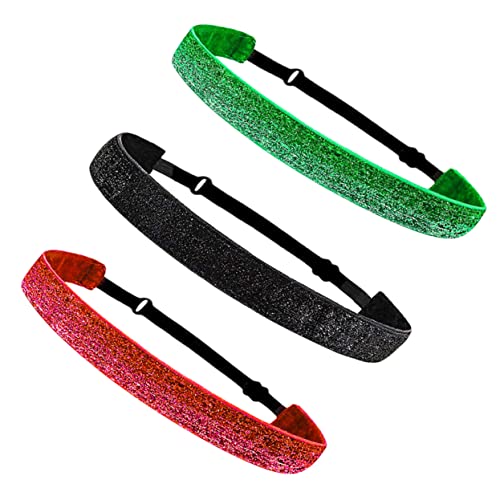 MAGICLULU 3st Yoga-stirnband Mädchen Stirnband Haargummis Yoga-stirnbänder Runde Haarbürste Damen Rutschfestes Dünnes Elastisches Stirnband Europäisch Und Amerikanisch Perücke Fräulein von MAGICLULU