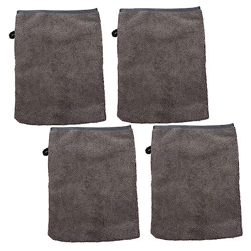 MAGICLULU 4 Stück Faser Make Up Entferner Handschuhe Praktische Gesichtshandschuhe Haushalts Gesichtshandschuh Gesichtsversorgung Make Up Entferner Make Up Versorgung von MAGICLULU