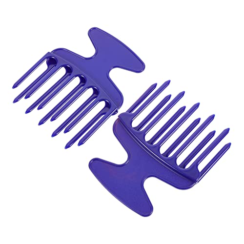 MAGICLULU 4 Stück Frisierkamm breiter Haarkamm Pick-Kämme für Frauen wide tooth comb massage kamm Afro-Perücken Bartkamm für Herren breitzahniger Rippenkamm Haarkamm Bürste Nadelschwanz Mann von MAGICLULU