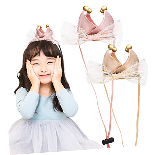 MAGICLULU 4 Stück Geburtstagskrone Stirnband Kleinkind Geburtstagsstirnband Mädchen Tiaras Geburtstagsfeier Stirnband Tiara Stirnband Geburtstagshaarband Haarband Kinder Tiaras Kleinkind von MAGICLULU