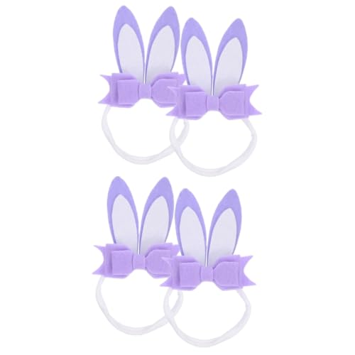 MAGICLULU 4 Stück Haarschmuck für Babys Schleife-Stirnband Baby Mädchen Haarschmuck baby stirnbänder kinder haarspangen Haargummis Haarband Stirnband für Kleinkinder Haarschmuck für Kinder von MAGICLULU