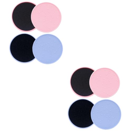 MAGICLULU 4 Stück Reinigung von Make-up-Pinseln trockener Make-up-Pinselreiniger Bürste Matte lidschatten Rundbürste Make-up- Reinigungspad für Make-up-Pinsel bilden von MAGICLULU