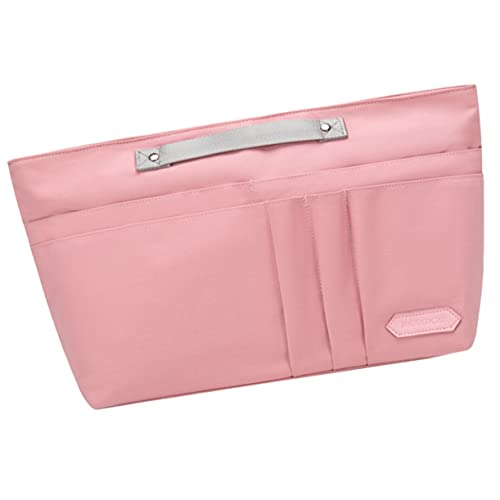 MAGICLULU 4 Stück Tägliche Aufbewahrungstasche Organizer Für Make-up-Pinsel Reisetaschen Make-up-Organizer-Tasche Kosmetiktasche Tragbar Reisen Aufbewahrungskiste Rosa Polyester von MAGICLULU