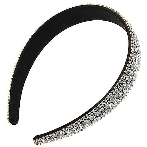 MAGICLULU 4 Stück hochzeitshaar schmuck wedding hair accessories hochzeit kopfschmuck Juwelenbesetzte Stirnbänder für Damen Haarschmuck für die Hochzeit Haargummi Strass-Stirnband Trend Weiß von MAGICLULU