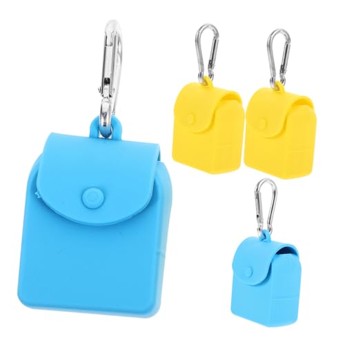 MAGICLULU 4stücke Silikonbeutel Für Aufbewahrung Wiederverwendbare Taschen Aus Silikon Kleine Geldbörsen Münzbeutel Organizer Für Schlüsselanhänger Geeignet Für Reisen Und Täglichen von MAGICLULU