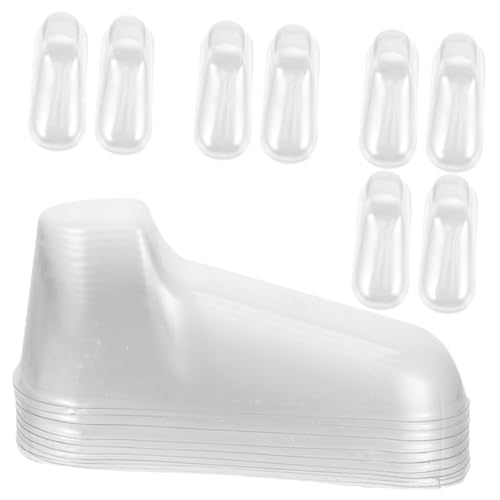 MAGICLULU 40 Stück Teiliges PVC Schuhspanner Transparente Junge Mädchen Fußmodelle Stabile Schuh und Socken Display Ständer für Kinderschuhe Robust Formstabil für Laden und Zuhause von MAGICLULU