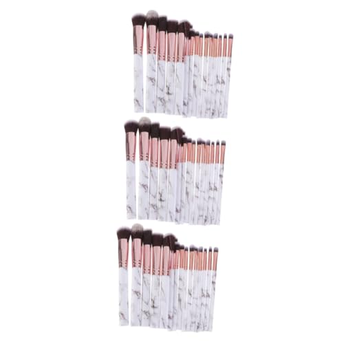 MAGICLULU 45-teiliges Make-up-pinsel-set Mit Marmorgriff Und Nylonborsten Kosmetikpinsel-set Für Frauen Im Täglichen Gebrauch von MAGICLULU