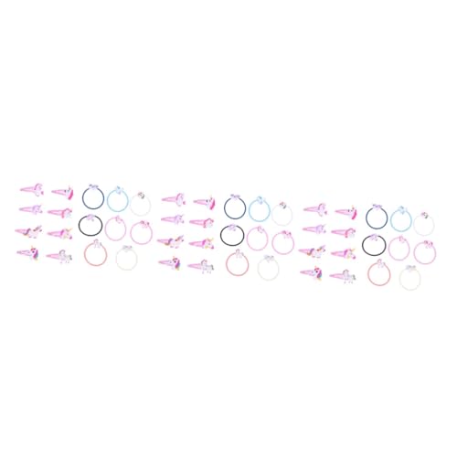 MAGICLULU 48 Stk Pferdeschwanzhalter schnappen Haarspangen haarspange kinder haarklammer kinder haarschmuck Haarnadel Haarband Haarring Mädchen schmücken Armband Kleine von MAGICLULU