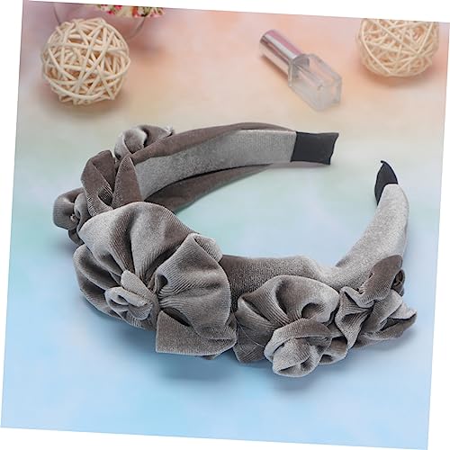 MAGICLULU 5 Flanell-Haarbänder Haarreifen aus Stoff Stirnband halloween haarreif halloween headband Haarband Haargummis modischer Haarreif die Blumen Haarschmuck Damen von MAGICLULU