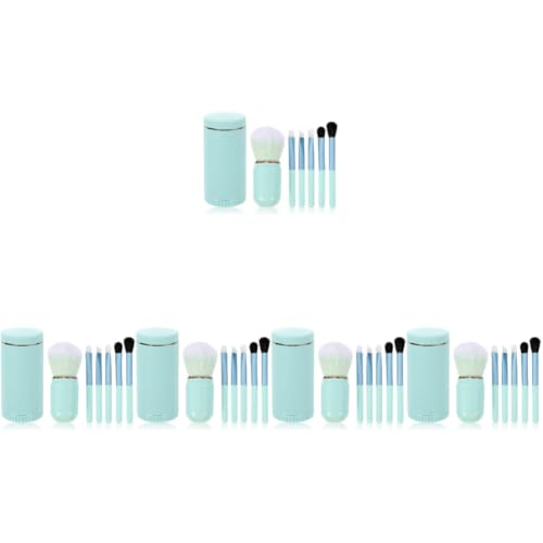 MAGICLULU 5 Sets Make-up Pinsel Griff Lidschatten Pinsel Für Highlight Gesicht Make-up Werkzeuge Reise Schönheit Kit Frauen von MAGICLULU