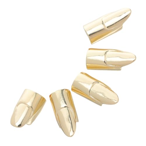 MAGICLULU 5stücke Nagelring Aus Metall Mit Verstellbarem Design Für Fingernägel Nagelkrallen Für Frauen Passend Für Halloween-partyzubehör Und Täglichen Gebrauch von MAGICLULU