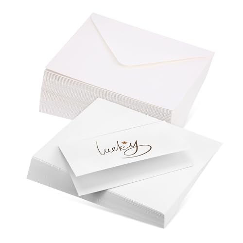 MAGICLULU 50 Sätze Bunte Grußkarte mit Umschlag aus Offsetpapier DIY-Karten Karten basteln geschenkumschläge Dankeskarten zu Weihnachten Leere grußkarten weiße Karten Leere Umschläge MAGICLULU 50 Sätze Bunte Grußkarte mit Umschlag aus Offsetpapier DIY-Karten Karten basteln geschenkumschläge Dankeskarten zu Weihnachten Leere grußkarten weiße Karten Leere Umschläge von MAGICLULU