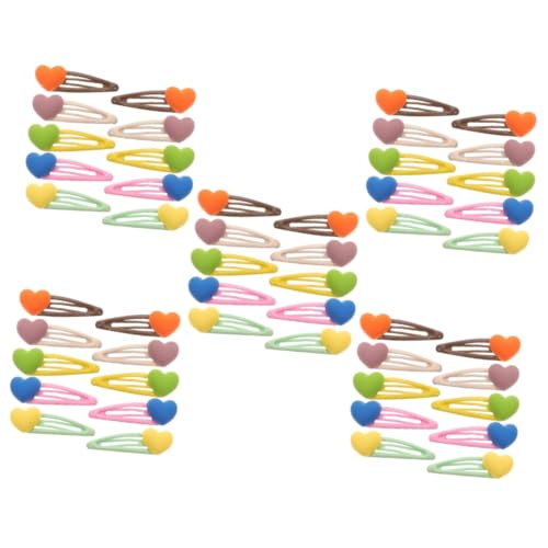 MAGICLULU 50 Stück Haarnadel Haarnadel Kleine Mädchen Haare Haarspangen Für Kinder Blumenhaarspangen Für Frauen Kleinkind Mädchen Haarschmuck Mädchen Haarspange Harz Fräulein Krawatte Weben von MAGICLULU